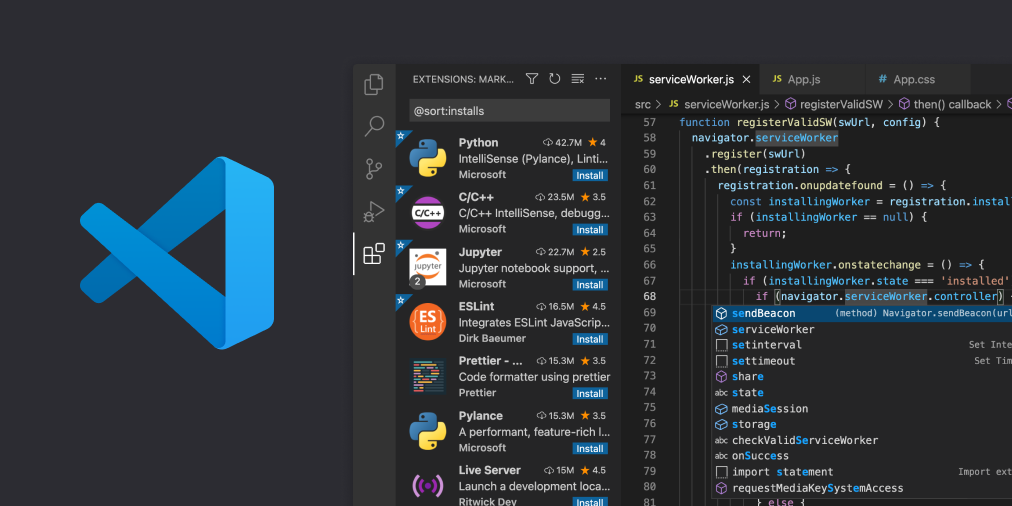 Visual Studio Code and Atom