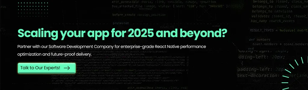 Enterprise React Native app performance optimization and future-proof delivery for 2025
